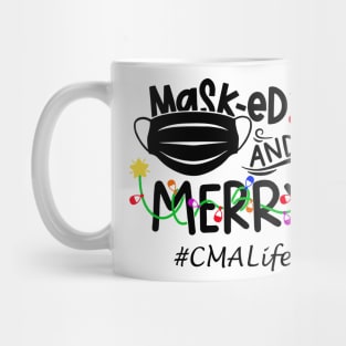 Masked And Merry CMA Christmas Mug